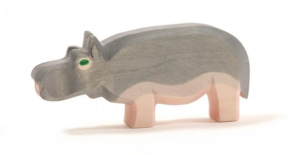 Ostheimer Nilpferd Holzfigur 3 Ostheimer Nilpferd Holzfigur