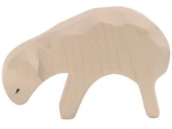 Ostheimer Schaf Fressend Holzfigur