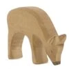 Ostheimer Hirschkuh Fressend Holzfigur -Kinderspielzeugladen 251 15352 600x600