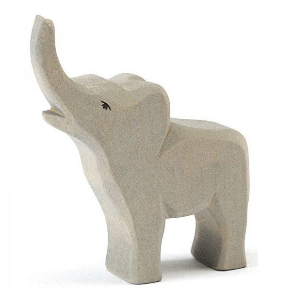 Ostheimer Elefant Klein Trompetend Holzfigur