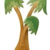 Ostheimer Palmengruppe Mit Stütze Holzfigur