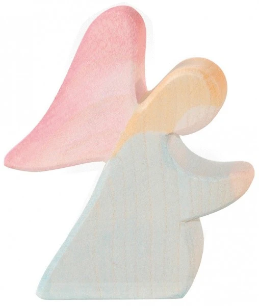 Ostheimer Engel Kniend Blau Holzfigur 3 Ostheimer Engel Kniend Blau Holzfigur