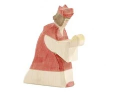 Ostheimer König Rot Holzfigur, Gezackte Krone