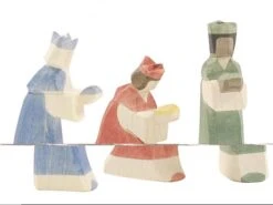 Ostheimer Königsgruppe Mini 3-tlg Holzfiguren
