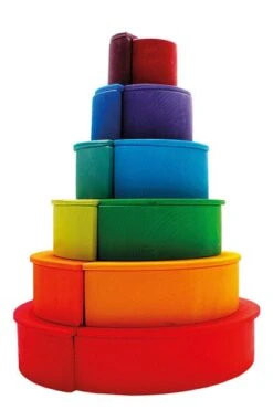 Grimm's Grosse Halbkreise Regenbogen Holzspielzeug -Kinderspielzeugladen 322 10675 c 600x600