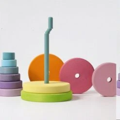 Grimms Großer Scheibenturm, Pastell -Kinderspielzeugladen 322 11001 b 600x600