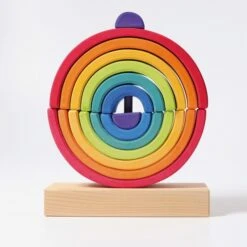 Grimms Regenbogen Steckturm 14 Tlg. -Kinderspielzeugladen 322 11200 b 600x600