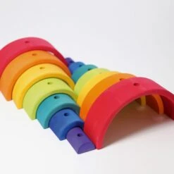 Grimms Regenbogen Steckturm 14 Tlg. -Kinderspielzeugladen 322 11200 c 600x600