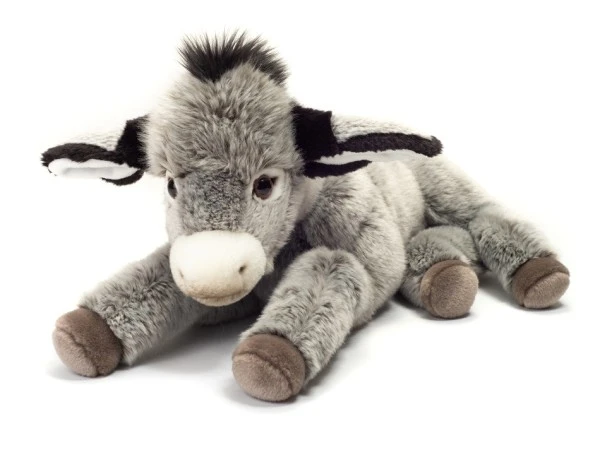 Hermann Teddy Esel Liegend 50 Cm 4 Hermann Teddy Esel Liegend 50 Cm – Bild 2
